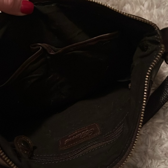 Dark brown very nice genuine leather bag - Picture 3 of 7